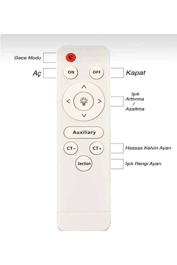 Rodin Power Gold Modern Beyaz Ledli Modern Lüx Modern Led Avize